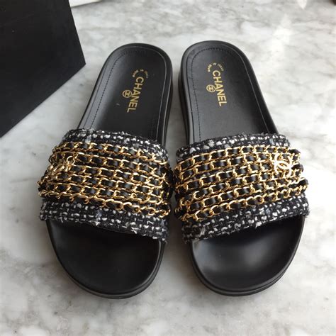 chanel slippers